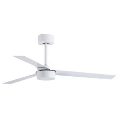 China Large Ceiling Fan Luxury Variable Frequency Remote Control Matte White Ceiling Fan New Design Remote Control Models for sale