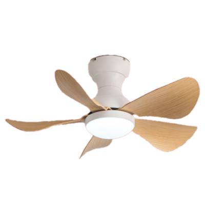 China With 29 Inch 30W Modern Decorative ABS 5 Blades Multiple Colors Mini Led Ceiling Fan With Light for sale