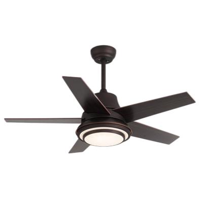 China With Light Modern Decorative Ceiling Fan 52 Inch AC Control Contemporary Ceiling Fan With Light for sale