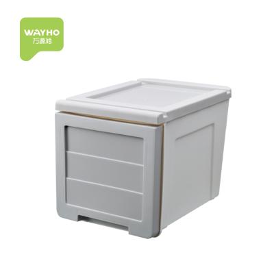 China PP Cabinet Storage Drawer Sustainable Stackable Plastic Tool Storage Cabinet for sale