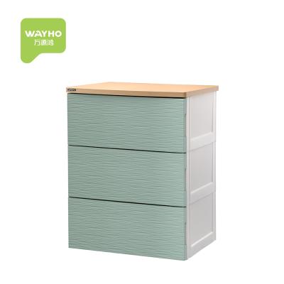 China Durable Kids Clothes Bathroom Drawers Plastic Storage Cabinet for sale