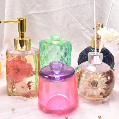 China Europe Bedroom Decoration Perfume Bottle Silicone Mold DIY Art Handmade Aromatherapy Bottles Epoxy Resin Molds For Liquid Lotion for sale