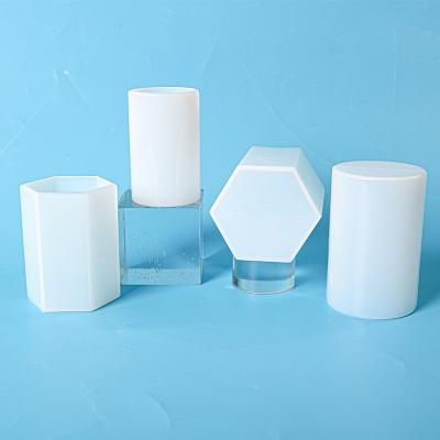 China Hot Selling Hexagonal Candle Cylinder Mold Resin Candle Mold Silicone Epoxy Cylinder Europe Amazon DIY Mold for sale