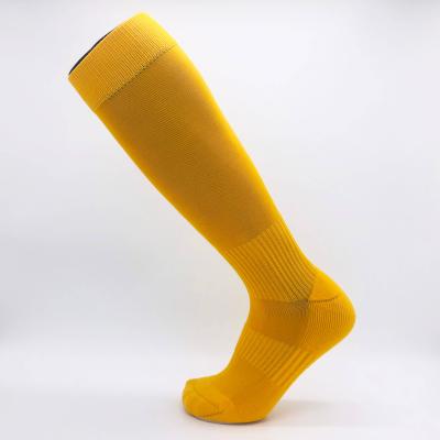 China QUICK DRY Custom Color And Logo Football Socks Knee High Soccer Socks for sale