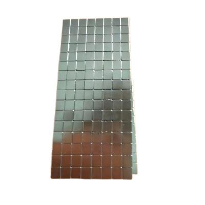 China Industrial Magnet Square NdFeB Magnet N52 Plaing Nickel Size:50*10*3mm for sale