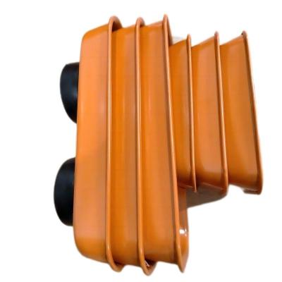 China Industrial Magnet 6Pcs sprayed orange color rectangular magnetic tool tray storage bowl shape magnetic magnet parts tray for sale