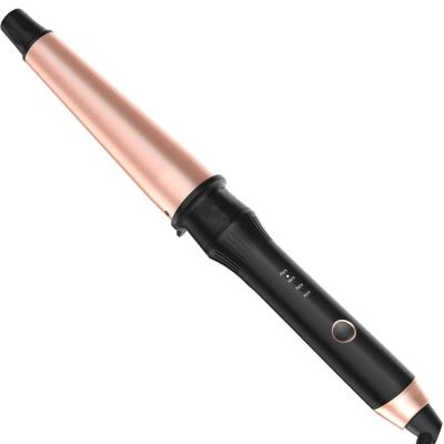 China Tourmaline 32MM New Arrivals Customized Tourmaline Curling Iron Wand Rose Gold Rods Curling Hair Curler EPS368T for sale