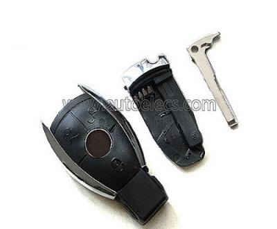 China Smart Remote Key For Mercedes Benz Smart Remote Key Case Shell 3B Set For Mercedes Benz CE R CL GL SL Chrome for sale