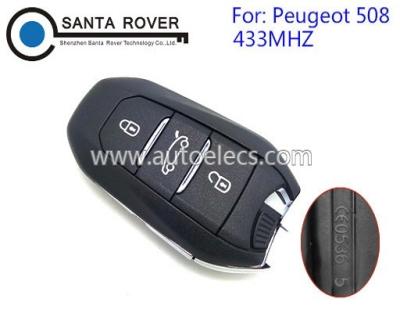 China Citroen DS Smart Remote Car Master Key For OEM Peugeot 508 Citroen DS Smart Remote Key With 3 Button 433Mhz for sale