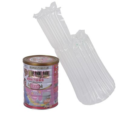 China Air Shockproof Protective Plastic Column Wrapping Packaging Roll For Milk Power Box for sale