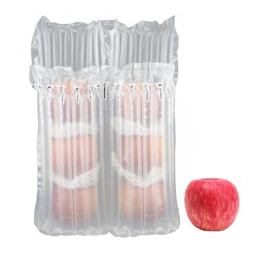 China Recyclable Cushion Packing Air Bubble Cushion Shock Resistant Bag For Fresh Fruit Inflatable Air Column Bag for sale