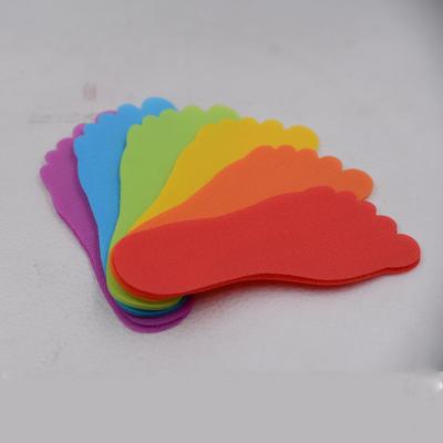 China shenzhen viable mark us shape correction sticker custom punch hook and loop with baby hand teardrop hook and loop strap producers for sale