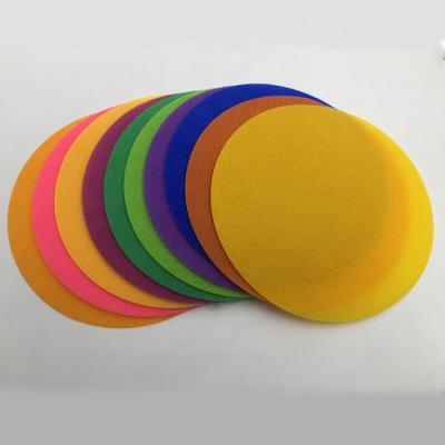 China Velcroes Rug Multicolor Stainable Stain Sitting Blanket Markers Circles Dots Hook And Loop For Classroom for sale