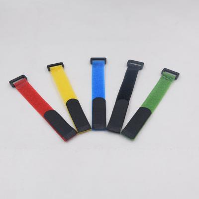 China Durable Reusable Grade B Hook And Loop Battery Tie Printed Adjustment Strap Tape With Buckle for sale