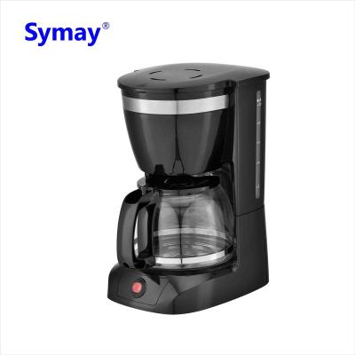 China Symay Stainless Steel Automatic 10 Cup 10 Cup Coffee Maker Cafetera Pot Glass Coffee Maker for sale