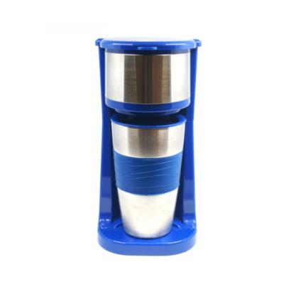 China Mini Portable Symay Household Electric Personal Travel Drip Coffee Maker with 420ml Travel Big Mug for sale