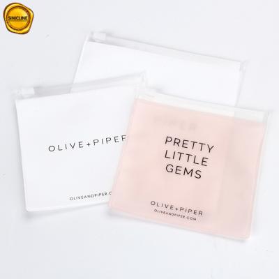 China Sinicline Recyclable Hot Sale Pink EVA Gel Makeup Packaging Packaging Pouch With Custom Logo for sale