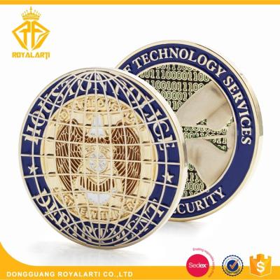 China Custom Public Huston Department of Europe Challenge Coin for sale