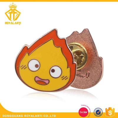 China High quality soft enamel metal lapel pin from Europe for sale