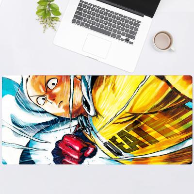 China Popular Japanese Anime One Punch Man Printing High Quality Mouse Pad Gaming Mouse Pad Oversized Desktop Pad for sale