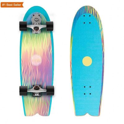 China Adult Istaride 32 Inch Surfboard Land Carving Cruiser Full Board Surfboard Surfboard Truck Outdoor Sport Adult Skateboards Long for sale