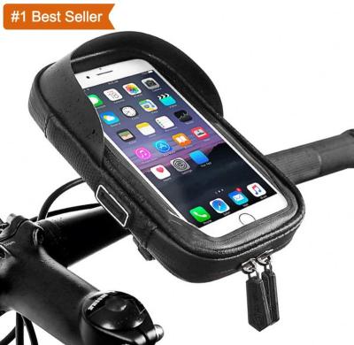 China Istaride Waterproof Waterproof Mobile Phone Holder for Bicycle 360 ​​Rotating Cell Phone Holder Handlebar Bag Frame Mobile Phone Holders for sale