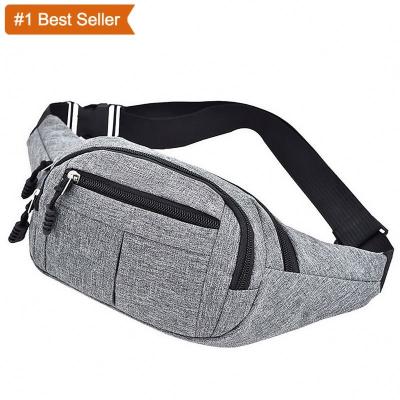 China Outdoor Fanny Pack Purse Large Phone Travel Phone Waist Bag Women Men Istaride Fashion Water Proof Waist Bag Casual Canvas Bag Pouch for sale