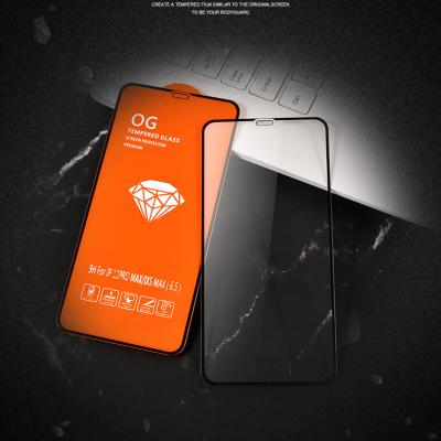 China Anti-fingerprint 9D 9H Hardness Free Mobile Phone Tempered Glass For iPhone 12 Pro Max / 11 for sale