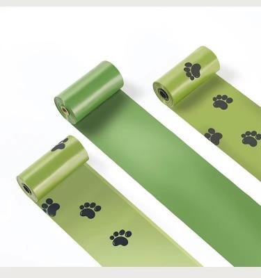 China Sustainable New pet dog thickened full degradable poop bag Scoop cat poop bag Pet trash bag for sale