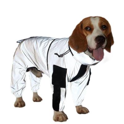 China Sustainable 2023 on AmazonDog Apparel Luxury Designer Dog Raincoat Full Body Reflective for sale