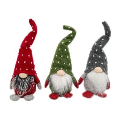 China Durable Christmas Doll Ornaments Elf Tomte Navidad Decor Stuffed Plush Gnome Santa Oem Customized For Christmas Item Cloth Pcs Material for sale