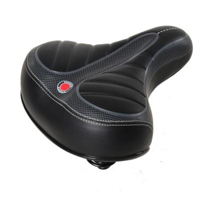 China Comfortable Nanhu Bicycle Accessories Foam Bicycle Saddle Special Long Big Using Bicycle Seat Banana Bike Seat with Steel Base and Clamp for sale