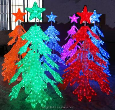 China Decoration Height 200cm Outdoor Acrylic Christmas Tree for sale