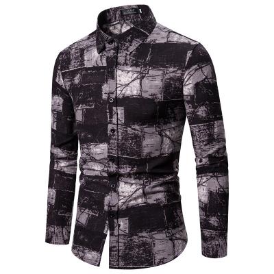 China 2021 High Quality Soft Long Sleeve Breathable Cotton Casual Men's Summer Shirts for sale