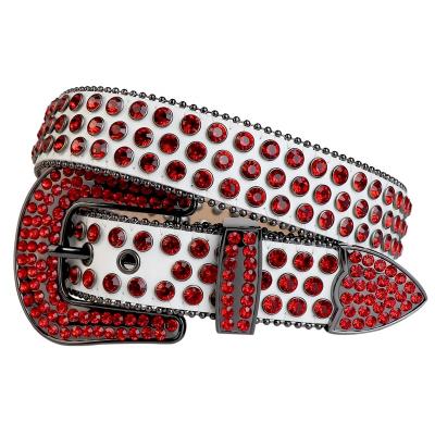 China Cheap Belt Classic Cowboy Cowgirl Belt Classic Mens Western Rhinestone Belts Custom OEM&ODM Variety Colors for sale