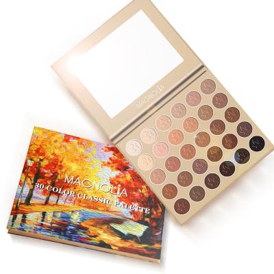 China Custom Waterproof Private Label Eyeshadow Palette Shimmer Eyeshadow Palette for sale