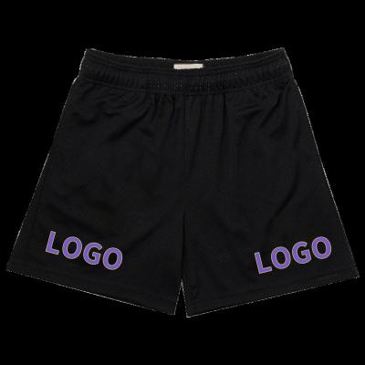 China Wholesale Supplier Breathable Mesh Shorts Gym Shorts Custom Printed High Quality Logo Men Blank Polyester Mesh Shorts ES025 Custom Made for sale