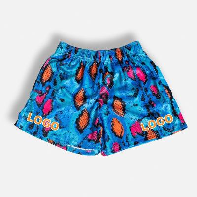 China new OEM Logo Summer Gym Men Shorts Custom Style Anti-wrinkle Printed Mesh Women Shorts POWER39 Elastic Jogging Sublimation Shorts for sale