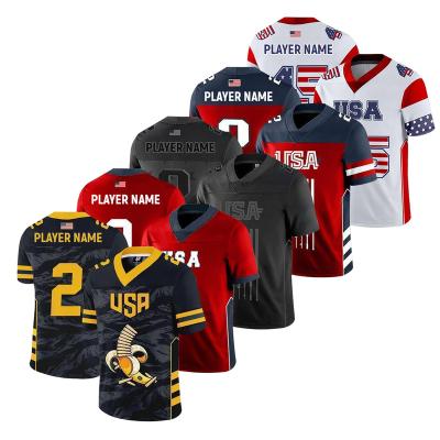 China Breathable Custom White nFl Jersey East American Football Jersey Set Club Team Sports Soccer Jersey Football American Football Sport Wear Mens for sale