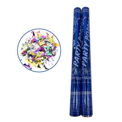 China Biodegradable Paper Tube Wedding Supplies Party Decor Confetti Shooter Party Snaps Confetti Cannon for sale