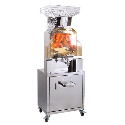 China Fruit Shop Stainless Steel Automatic Orange Fruit Juice Extractor Squeezer Making Machine for sale