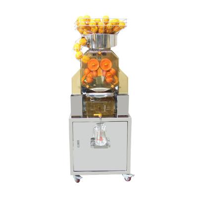 China Hotels Orange Juicer Extractor Machine Juicer Machine With Base Cabinet for sale