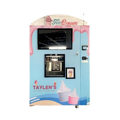 China Metro station mall school ice vending machine for sale outdoor ice cream vending machine for sale ice cream vending machine for sale