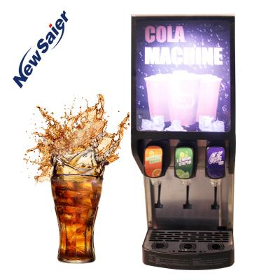 China High Quality Automatic Restaurant Hotel 3 Flavors Cola Beverage Dispenser Machines for sale