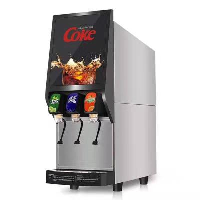 China Restaurant hotel cheap price 3 flavor soda fountain machine commerical soda cola drink dispenser for sale