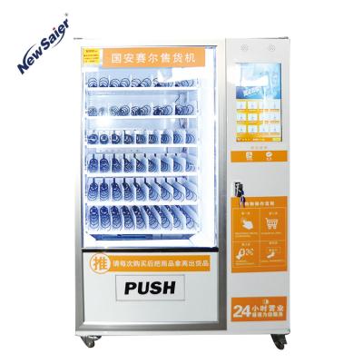 China 15.6 inch Automatic Snack and Frozen Beverage Vending Machine for sale