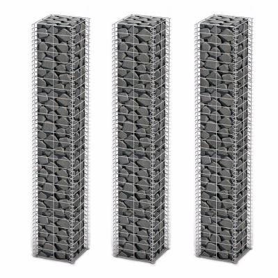 China Gabion Garden Fence Welded Galvanized Gabion Baskets Sizes For Retaining Wall for sale