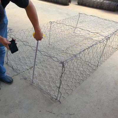 China Gabion Mesh Wire 2.6mm 3mm Gabion Basket Box Wire Fencing For Water And Soil Protection for sale