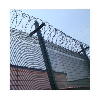 China Galvanized Or Powder Coated Low Cost 358 Anti Climb Strength Security Fencing Welded Wire Mesh For Sale for sale