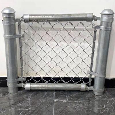 China Easily Assembled Wholesale Black PVC Coated Galvanized Chain Link Fencing For Farm for sale